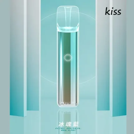 【冰魂藍】kiss電子煙 電子煙主機推薦 適配一代煙彈 雙模式啵啵桿