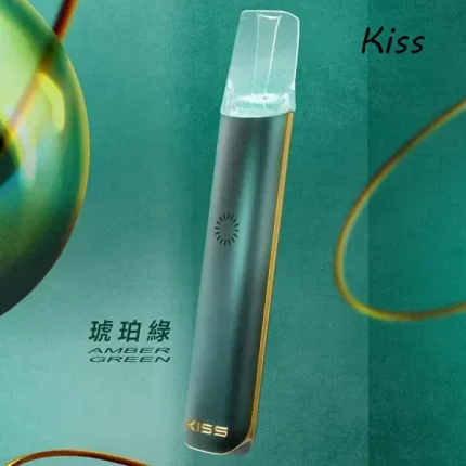 【琥珀綠】Kis5 電子煙主機 適配一代煙彈 Kiss電子菸 雙模式啵啵桿